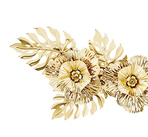 Arte decorativo de pared de lujo con acento de pared de Metal elegante para decoraciones de pared modernas para el hogar y la Oficina de Indian Supplie - Product Image 5