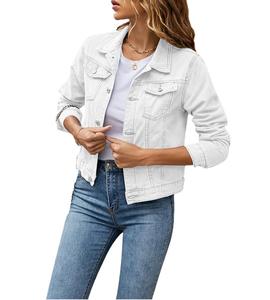 Women Denim <b>Jacket</b> With Hoodie Plain Oversized Elongated Tall Single Singles Outerwear Winter Workout Regular <b>Vintage</b> <b>Jackets</b> - Product Image 5