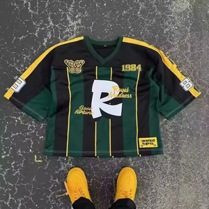 Maillot de football américain streetwear brodé avec logo personnalisé OEM coupe parfaite uniforme de football américain avec logo et design - Product Image 1