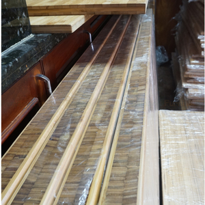 MB38011 140x70 mm Solid Bamboo Wood Tabletop Laminated 50 mm Thick Modern Design Durable E1 Formaldehyde Standard - Product Image 2