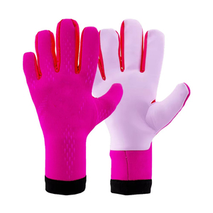 Professional Thick Waterproof Breathable Goalkeeper Gloves Finger Protection Adjustable Wrist <b>Strap</b> Lace-Up Closure German Latex - Product Image 6