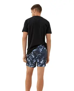 T-shirt pour hommes en polyester recyclé short de bain pour hommes haut de gamme maillot de bain personnalisé boardshorts pour hommes stretch 4 voies 2023