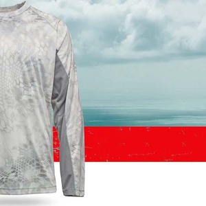 Nouvelle arrivée conception personnalisée UPF 50 + Satin chemises de pêche longue imperméable col rond sans col avec des quantité minimale de commande bas en gros - Product Image 4