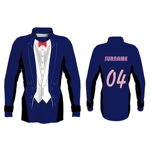 เสื้อกีฬาเพ้นท์บอลแขนยาวเสื้อกีฬาพิมพ์ลายออกแบบโลโก้ได้ตามต้องการ - Product Image 4