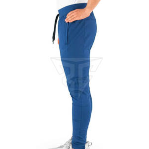 กางเกงแทร็คผู้ชายคุณภาพดี ผลิตตามสั่ง แบรนด์ส่วนตัว ผ้าฝ้ายผสมยางยืด ทรงตรง ใส่สบาย เหมาะสำหรับฤดูหนาว  แบบเรียบสีพื้น - Product Image 4