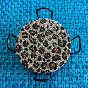 Handmade Beaded <b>Coasters</b> - Boho <b>Drink</b> <b>Coasters</b> with Polyester Backing (4x4 Inch) - Product Image 3