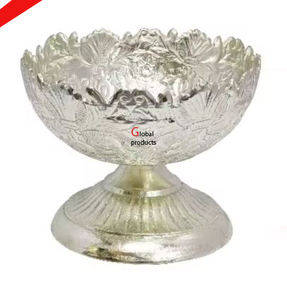 Meilleure vente de saladier et de nourriture en acier inoxydable en métal fini argenté pour restaurant et bar d'hôtel - Product Image 4