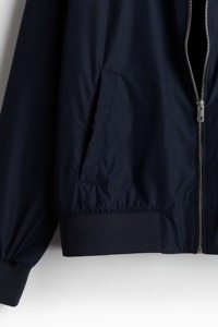New Trendy Men's Bomber Jacket High Quality Outdoor Fabric Custom Logo Stand Collar Pocket <b>Decoration</b> Street Wear <b>Winter</b> Jacket - Product Image 4