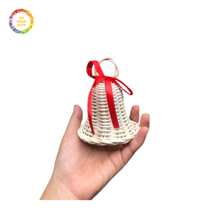 Adornos navideños artesanales de ratán, hermosos accesorios navideños hechos a mano con precio de fábrica barato para exportación - Product Image 1