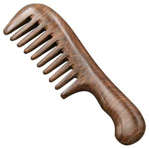 Peine de bambú Etiqueta personal Peine de pelo de dientes anchos de madera Peines de dientes anchos al por mayor por Tayyab Handicraft - Product Image 6