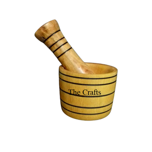 Ensemble mortier et pilon en bois de qualité supérieure, taille et forme personnalisées, outils de cuisine, mortier et pilon à vendre - Product Image 6