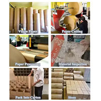 Rouleau de papier kraft 100 % biodégradable 30,5 cm x 249 cm, facile à utiliser, emballage pour haltères, amorti supérieur en carton, impression par estampage à chaud