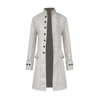 Nouveau Style vestes en cuir pour hommes avec longue pointe Style Punk personnalisé fait à la main mode motard Punk veste en cuir pour hommes
