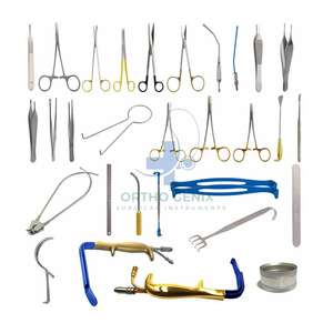 ORTHO GENIX Basis Instruments chirurgicaux 36 pièces Ensemble d'instruments chirurgicaux de réduction mammaire manuelle Mammoplastie en acier inoxydable - Product Image 6