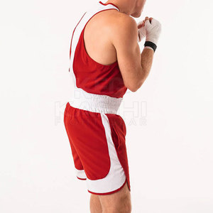 Sports Fighting Wear Boxing Wear Men's Polyester/Nylon Lightweight Breathable Made for Serious <b>Athletes</b> Training Mobility Front - Product Image 3