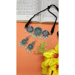 Collier de mariage Kundan vert - Product Image 4