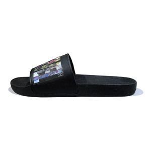 Pantoufles unisexes chaudes en fourrure, tongs en toile PVC, logo personnalisé disponible, légères, antidérapantes, respirantes, toutes saisons, hiver - Product Image 5