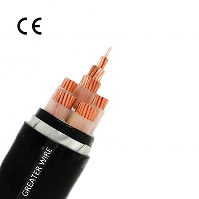 0.6/1kV Copper XLPE Low Voltage Industrial CE for Steel Tape Armored Flame Resistant YJV22 Cable 4-95mm 50-120mm