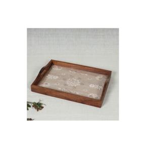 ถาดเสิร์ฟอาหารทำจากไม้ทาสีโบราณ,ถาดเสิร์ฟอาหารสำหรับตกแต่งในร่ม - Product Image 4