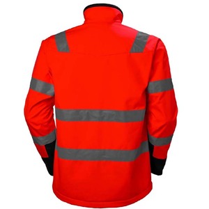 ZOHSUB POWER INDUSTRY Hi Vis ANSI Class 1 Reflective LED Flash Waterproof Windbreaker <b>Jacket</b> for Construction <b>Worker</b> Uniform - Product Image 6