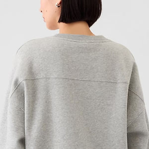 Factory Rate Streetwear <b>Women</b> Solid Color Sweatshirt With Custom Logo Desinging / Wholesale Rate For Bulk Buyer OEM Service 2026 - Product Image 5