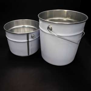 Best Quality <b>tinplate</b> conical pails 240 mm available with lug lids, ring latch lids and total capacity from 7,5 up to 12,7 lt - Product Image 5