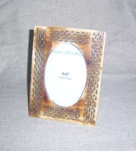 Antique <b>Wood</b> <b>Photo</b> <b>Frame</b> with Horn & Bone Inlay Metal Decorative Table Top Newly Launched <b>Frames</b> for Home Hotel Office - Product Image 2