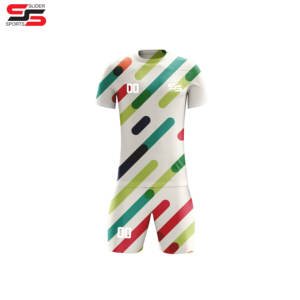 ชุด100% ฟุตบอลเสื้อเจอร์ซีย์ฟุตบอลชุดเล่นกีฬาแบบซับลิเมชันมาใหม่ออกแบบได้ตามที่ดีที่สุด - Product Image 3