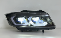 Accessoires pour BMW E90, mise à niveau des phares laser style G80 avec feux de signalisation H1 pour voitures de 2005 à 2012, phares halogènes et xénon