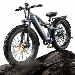 Bicicleta Eléctrica para Adultos, 1350W Máx., 28 MPH, Batería de 48V 20AH, Neumáticos Gruesos de 26"x4", Suspensión Completa, Bicicleta Eléctrica de Montaña - Product Image 1
