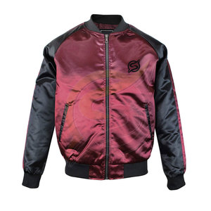 Blouson aviateur en satin de haute qualité pour hommes col à capuche toile légère saison d'hiver meilleur design pas cher en gros fabriqué au Pakistan - Product Image 1