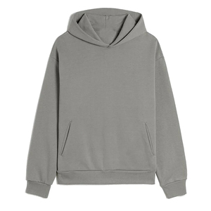 Sudaderas con capucha de alta calidad para hombre, sudaderas con capucha de gran tamaño Unisex, sudaderas con capucha de algodón para hombre de peso pesado en blanco - Product Image 4