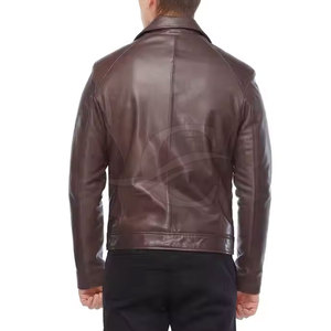 Cheap Price New Arrival Men's Casual Leather Jackets Winter Customized Color & Design OEM Service Breathable Front Logo - Product Image 3