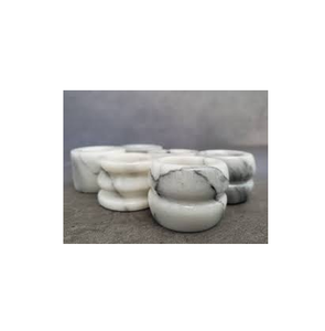 Soporte para servilletas de mármol de color negro, Decoración de mesa, respetuosa con el medio ambiente, diseño atractivo y redondo, el mejor precio - Product Image 3