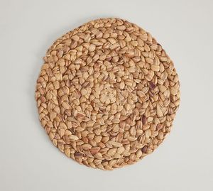 Round Placemats Water Hyacinth <b>Table</b> Mats - Luxury Quality Natural Handmade Wooden Seagrass Mats for Sale - Product Image 3