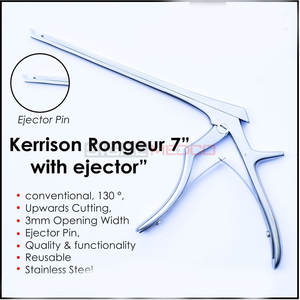 Kerrison giratorio multifuncional Manual Rongeur ENT instrumentos médicos punzón instrumento ortopédico conjunto espinal Rongeurs - Product Image 5
