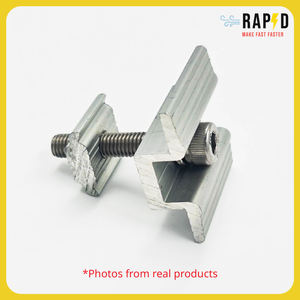 Pince d'extrémité solaire Premium 30/35mm Matériel de montage fiable pour les panneaux solaires produits par le principal support OEM d'usine thaïlandaise - Product Image 3