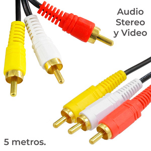 Professional 2M RCA Male Male Audio Video <b>Cable</b> Pure Copper Conductor PVC Nylon Jacket AUX for Radio Car Projector <b>Coiled</b> for - Product Image 2