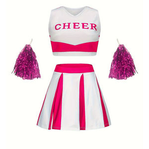 Fournisseur d'usine Uniformes de pom-pom girl Vêtements de cheerleading Tenue de cheerleading Nouveau style 2025 Conception personnalisée/Logo personnalisé Ensemble de cheerleading - Product Image 2