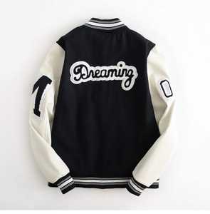 Veste de baseball personnalisée avec patchs en chenille, logos brodés personnalisés, veste universitaire unisexe - Product Image 4