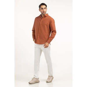 Camisas Casuales para Hombre, Doble Botonadura, 100% Algodón, Popelina a Rayas, Teñido Liso, Suministro ODM - Product Image 2