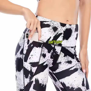 ชุดเล่นโยคะไร้ตะเข็บสำหรับผู้หญิงชุดบราและกางเกงเลกกิ้งสำหรับใส่เล่นกีฬาระบายอากาศได้ดีออกแบบได้ตามต้องการ - Product Image 3