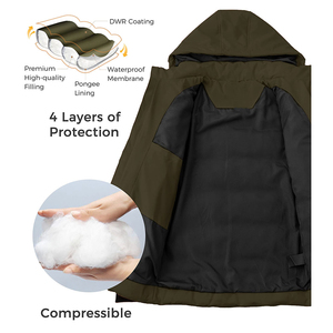 Veste d'hiver pour homme à capuche en duvet, logo personnalisé, vêtements d'extérieur chauds, veste gonflée pour homme, vêtements d'extérieur en 2026 - Product Image 3