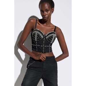 เสื้อครอปประดับด้วยหิน - Product Image 3