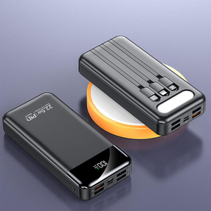 Power Bank da 10000mAh con Cavi Integrati, Caricabatterie Portatile <span class=keywords><strong>per</strong></span> <span class=keywords><strong>Smartphone</strong></span>, <span class=keywords><strong>Batteria</strong></span> Esterna USB-C - Product Image 1