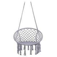 Chaise suspendue de Patio en macramé, balançoire de jardin, chaise de Patio d'extérieur, 100% coton, conception OEM, Logo personnalisé, emballage de courrier, Vietnam, fait à la main