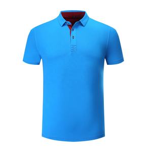 Polos de Manga Corta de Verano de Algodón de Seda Suave con Logotipo Bordado de Alta Calidad para Hombre, Polos de Talla Grande - Product Image 6