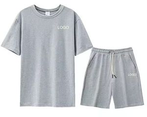 Ensemble chemise et short pour homme, coupe personnalisée, tissu respirant à séchage rapide, tenue confortable pour le streetwear décontracté, ensembles d'été OEM - Product Image 3