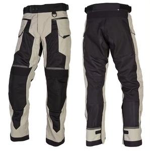 กางเกงหนังวัวสำหรับแข่งรถและท่องเที่ยวของผู้ชายปรับแต่งได้สไตล์ใหม่ระบายอากาศได้ดีอุปกรณ์มอเตอร์ไซด์ขนาดใหญ่กันน้ำ - Product Image 5