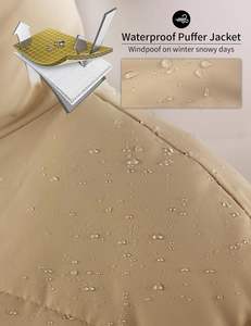 Chaqueta acolchada recortada para mujer, abrigos acolchados de manga larga con burbujas, chaqueta de abrigo hinchada cálida para invierno - Product Image 5